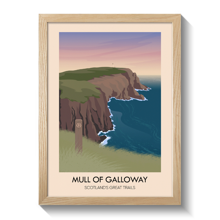 Mull of Galloway Scotland's Great Trails Poster
