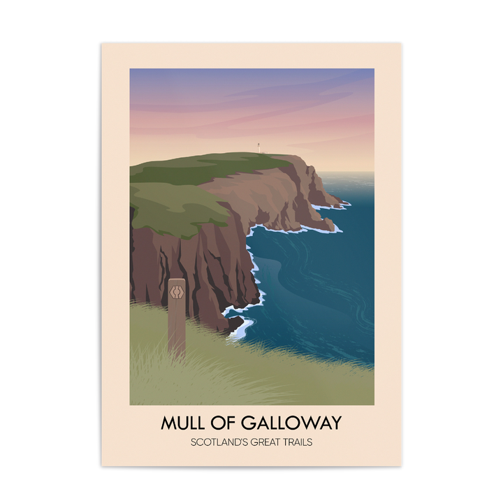 Mull of Galloway Scotland's Great Trails Poster