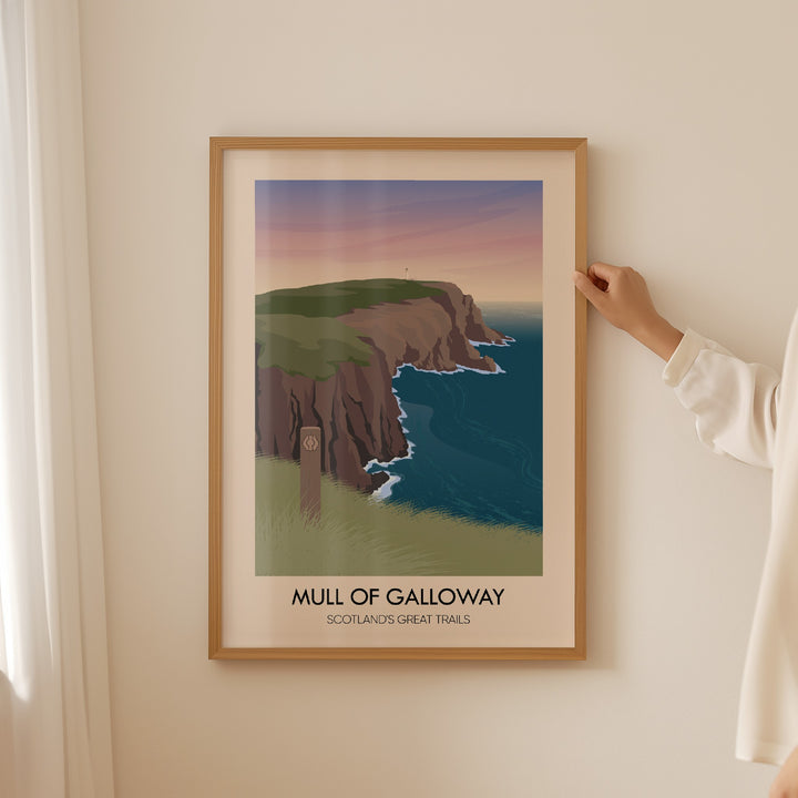 Mull of Galloway Scotland's Great Trails Poster
