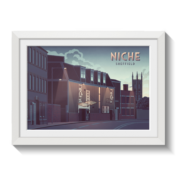 Niche Nightclub Sheffield Travel Poster