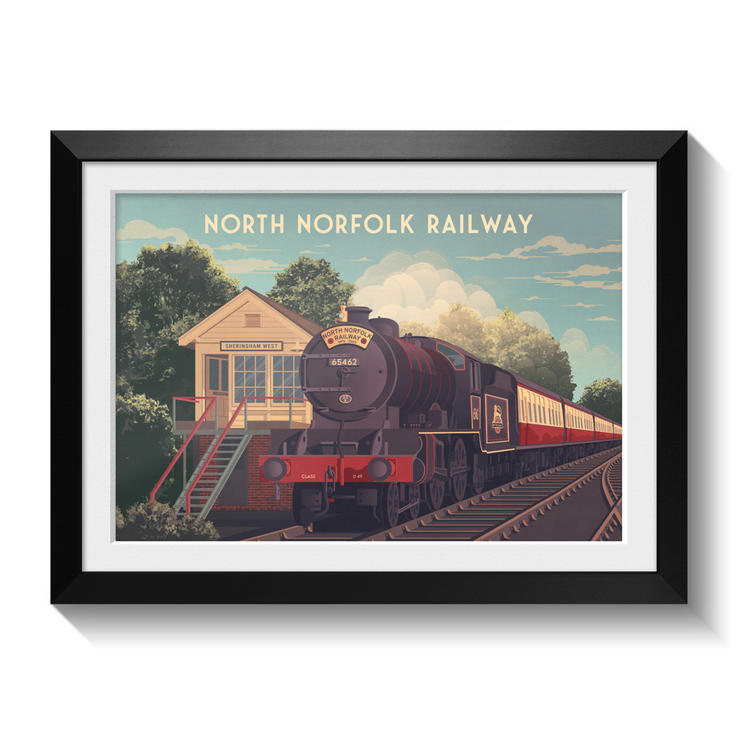 North Norfolk Railway Travel Poster