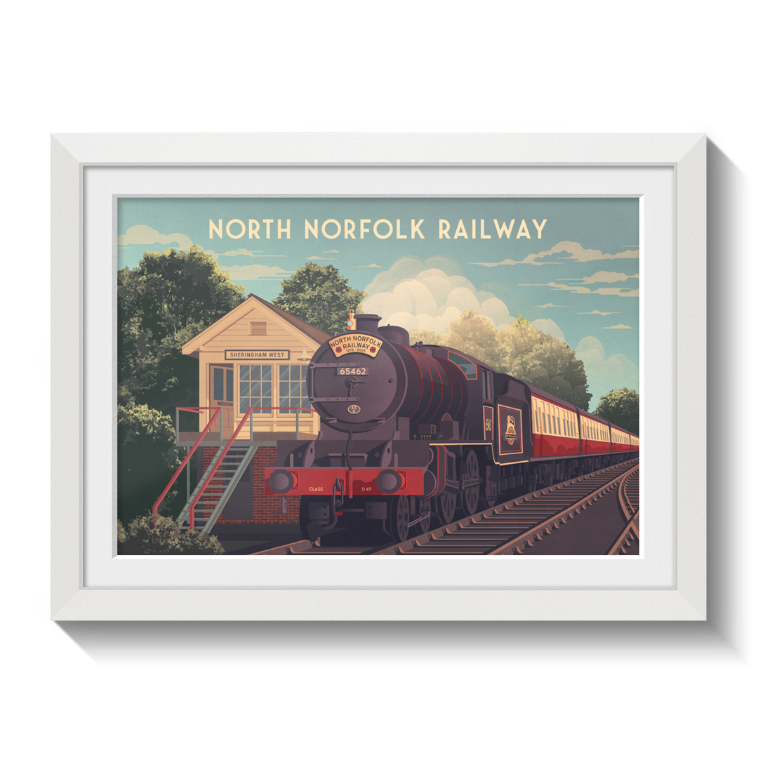 North Norfolk Railway Travel Poster