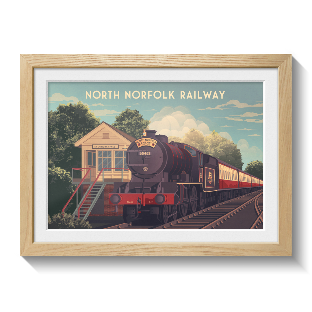 North Norfolk Railway Travel Poster