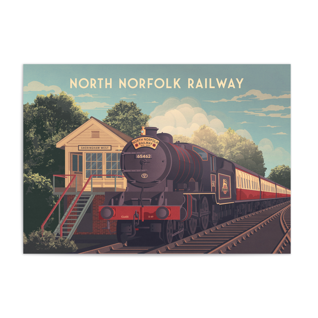 North Norfolk Railway Travel Poster