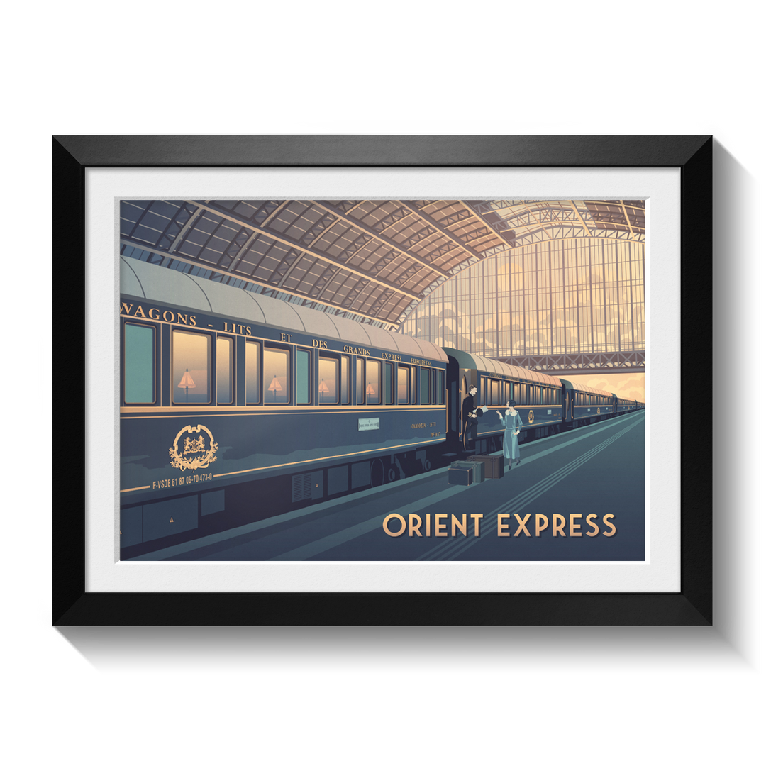 Orient Express Travel Poster