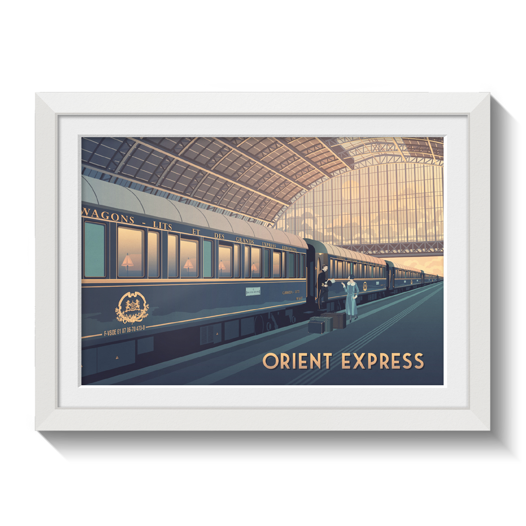 Orient Express Travel Poster