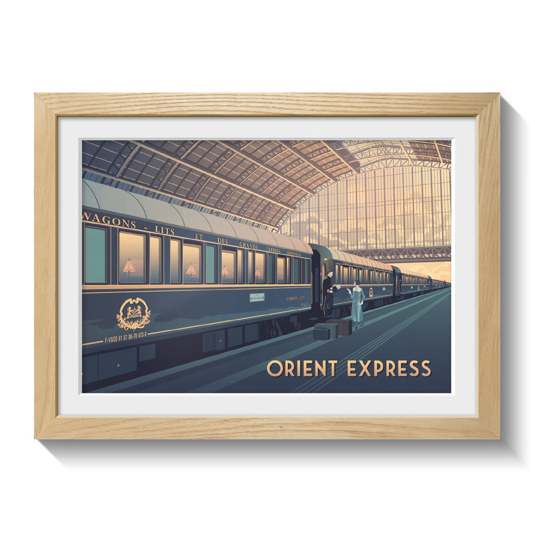 Orient Express Travel Poster