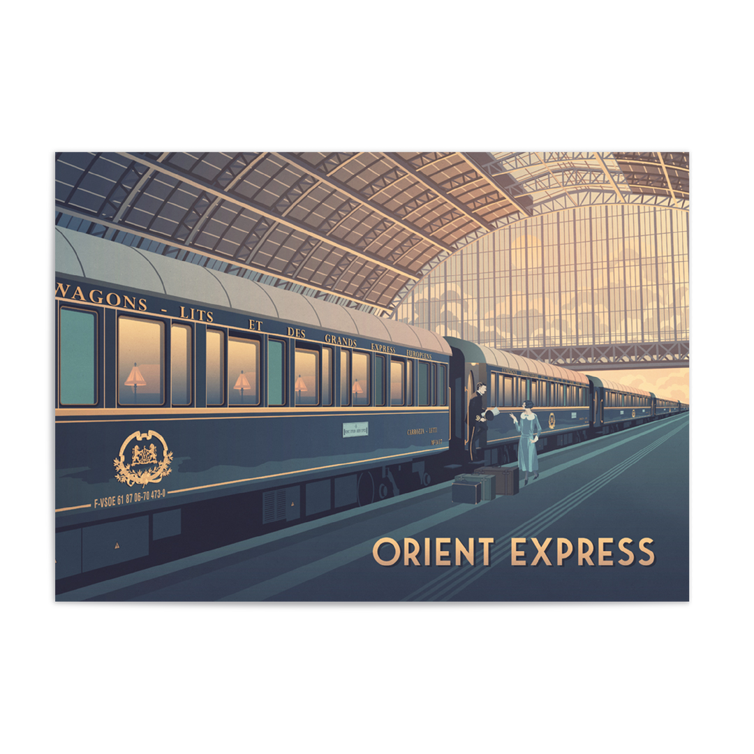Orient Express Travel Poster