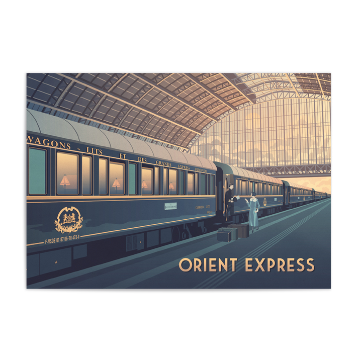 Orient Express Travel Poster