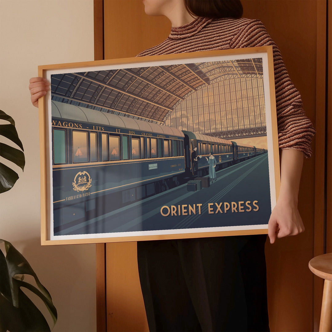 Orient Express Travel Poster