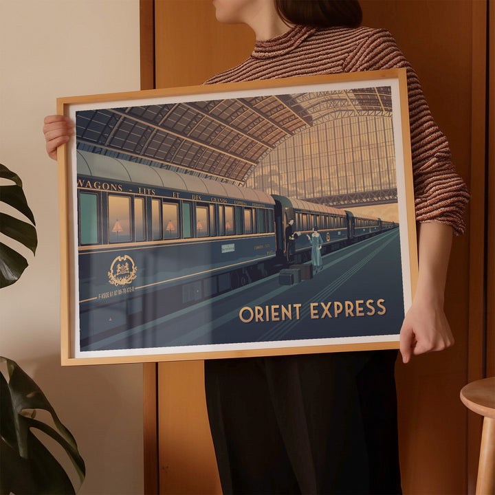 Orient Express Travel Poster