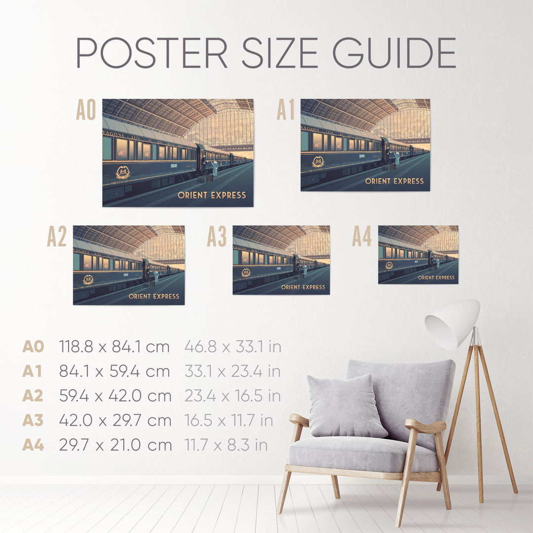 Orient Express Travel Poster