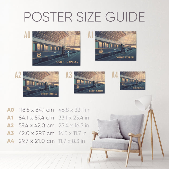 Orient Express Travel Poster