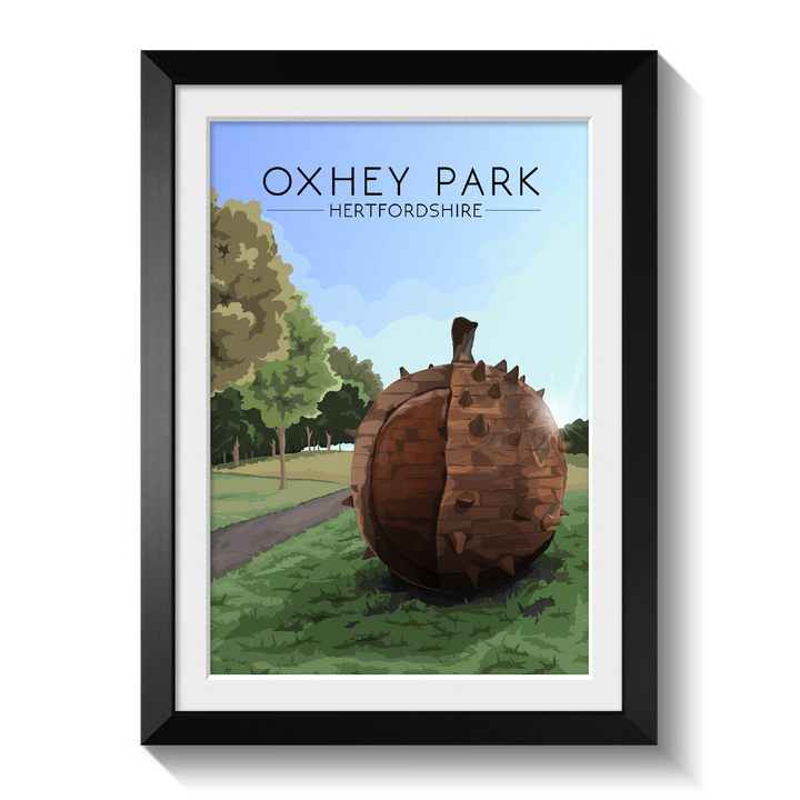 Oxhey Park Travel Poster