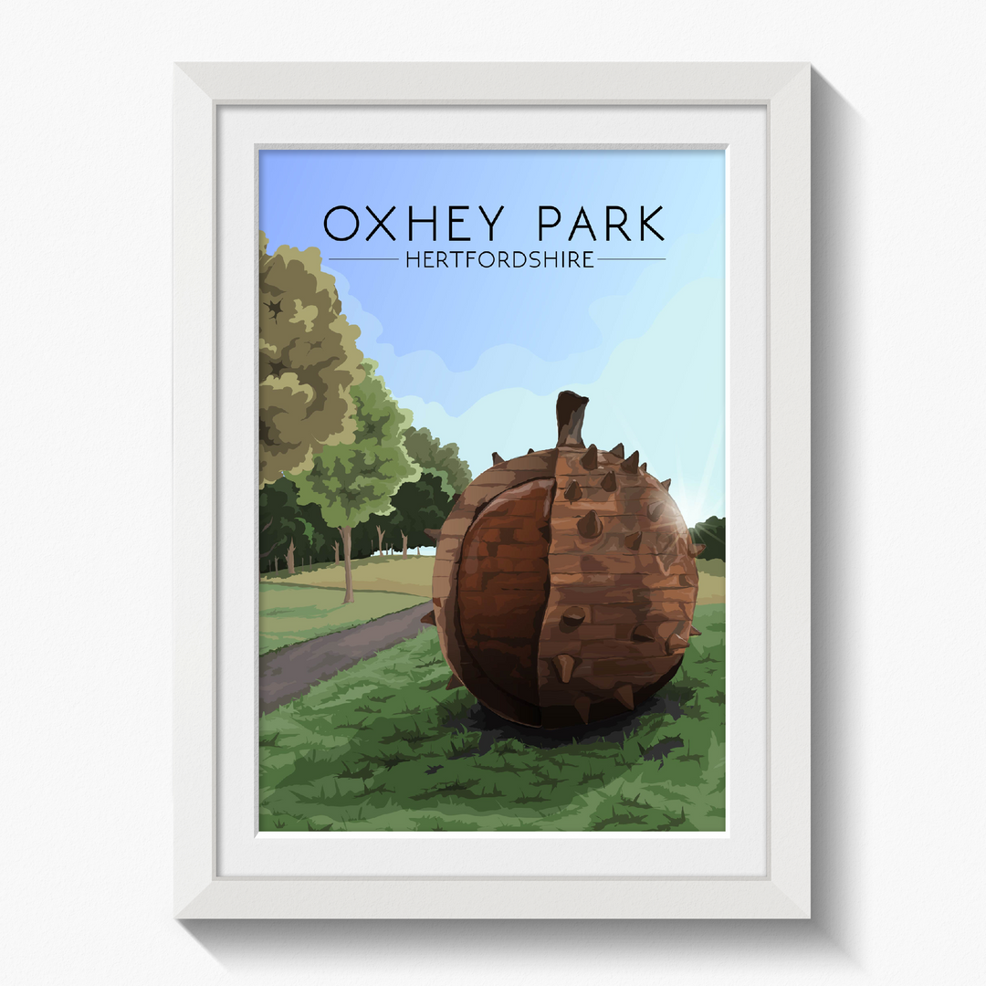 Oxhey Park Travel Poster
