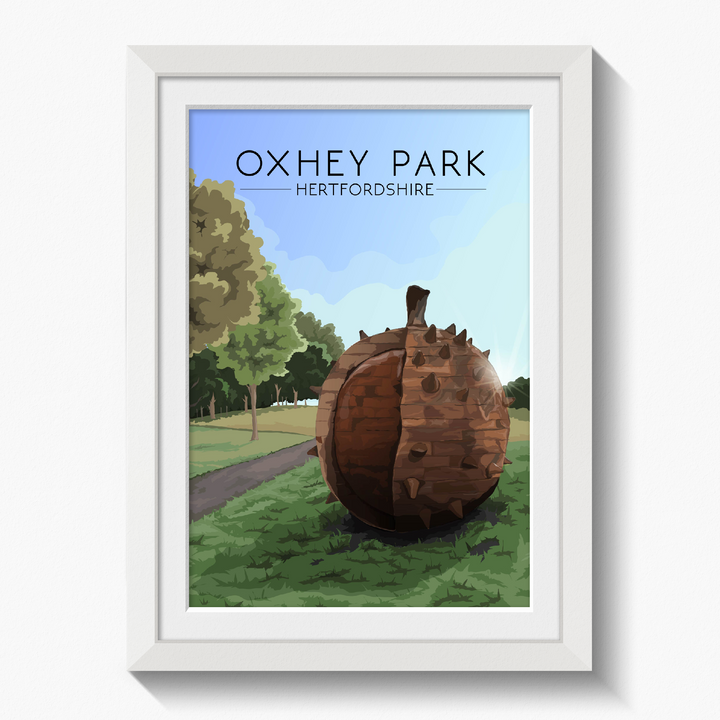 Oxhey Park Travel Poster