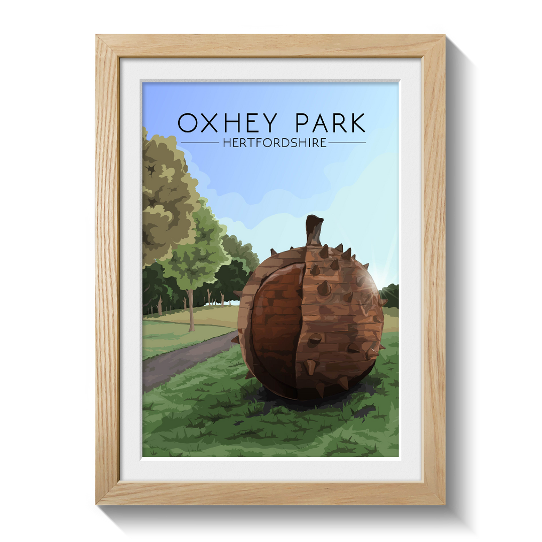 Oxhey Park Travel Poster