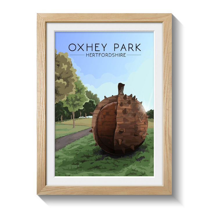 Oxhey Park Travel Poster
