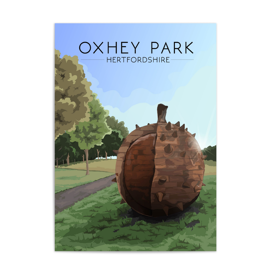 Oxhey Park Travel Poster