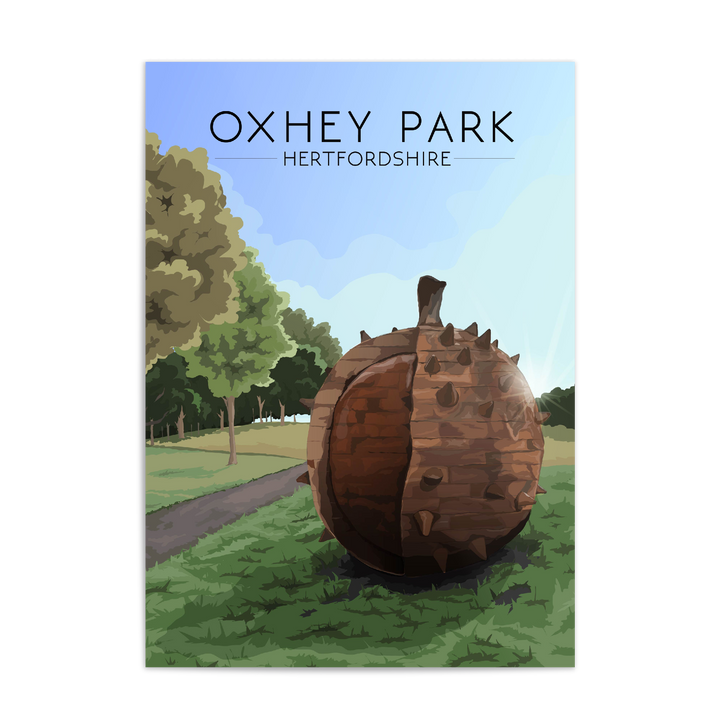 Oxhey Park Travel Poster