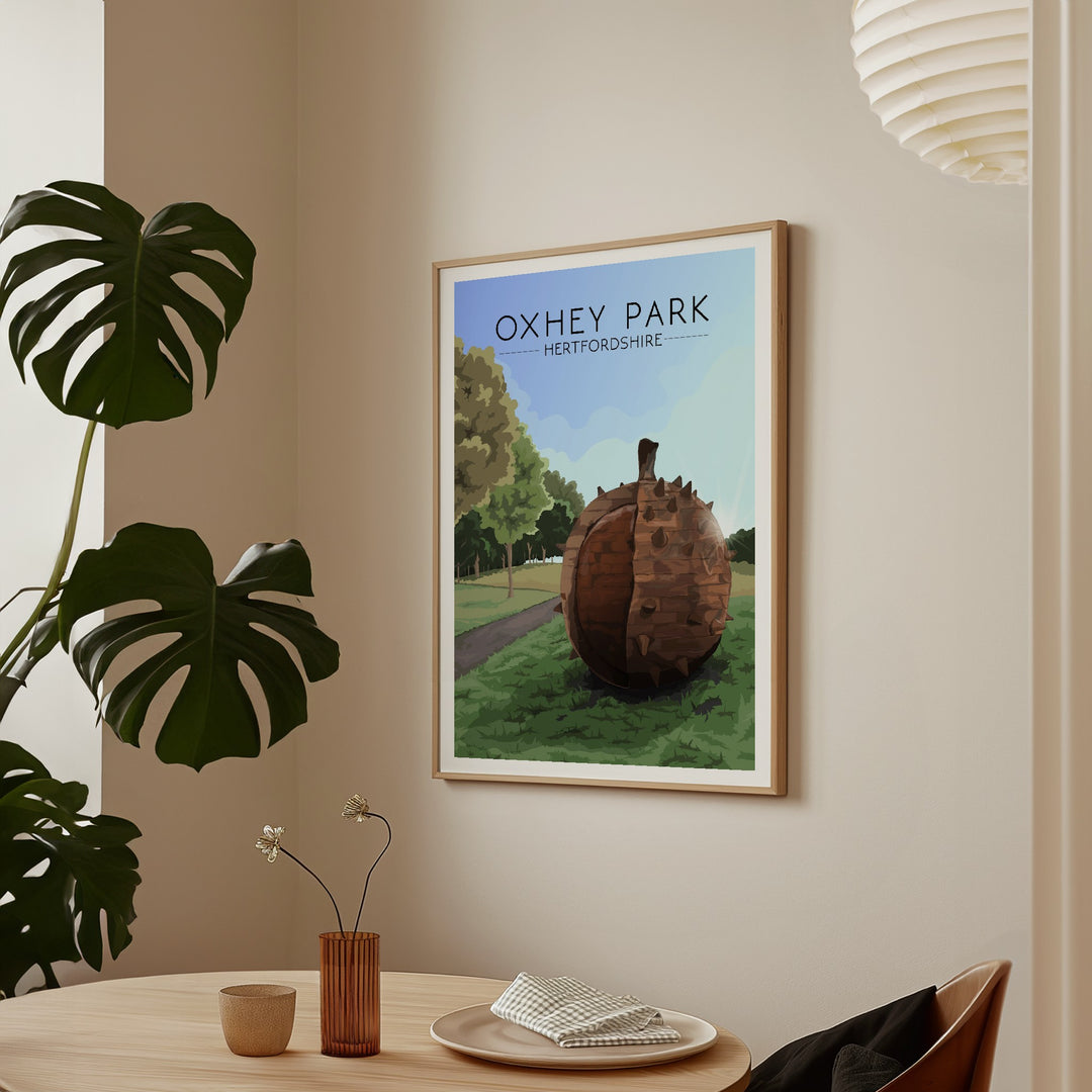 Oxhey Park Travel Poster