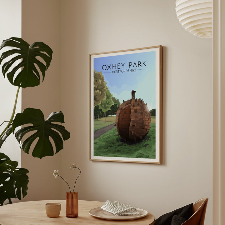 Oxhey Park Travel Poster