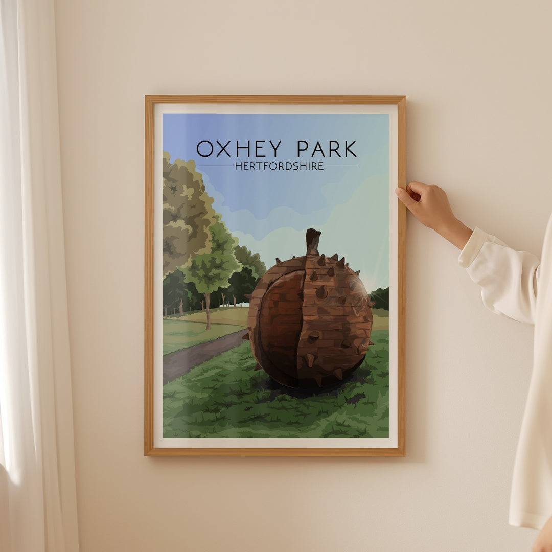 Oxhey Park Travel Poster