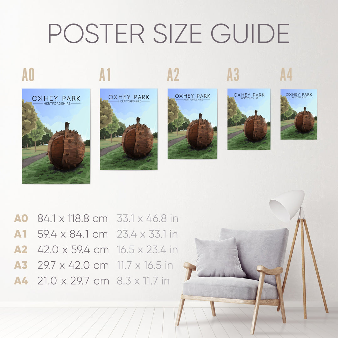 Oxhey Park Travel Poster