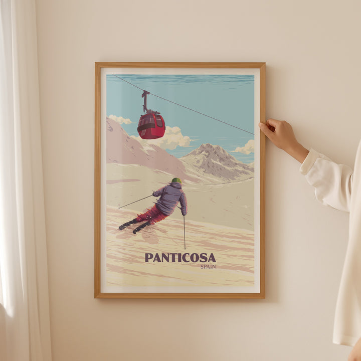 Panticosa Spain Ski Resort Poster