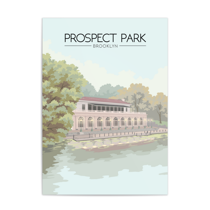 Prospect Park Brooklyn USA Travel Poster