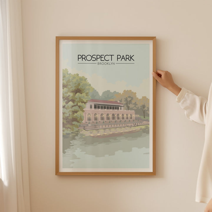 Prospect Park Brooklyn USA Travel Poster