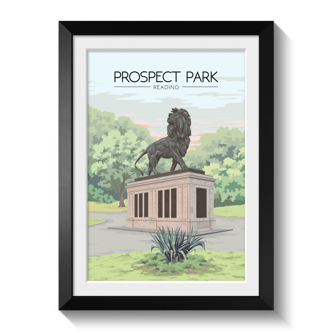 Prospect Park Reading Travel Poster
