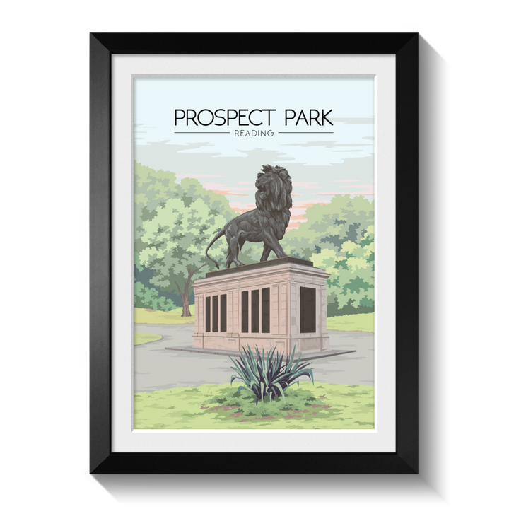 Prospect Park Reading Travel Poster