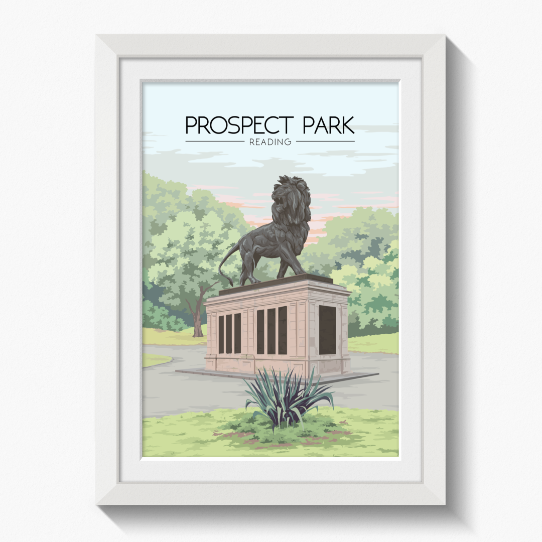 Prospect Park Reading Travel Poster