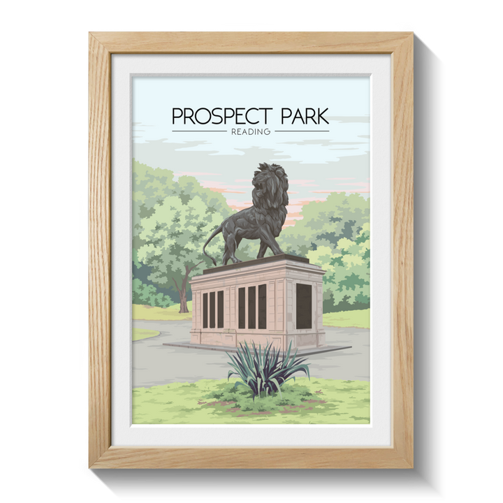 Prospect Park Reading Travel Poster