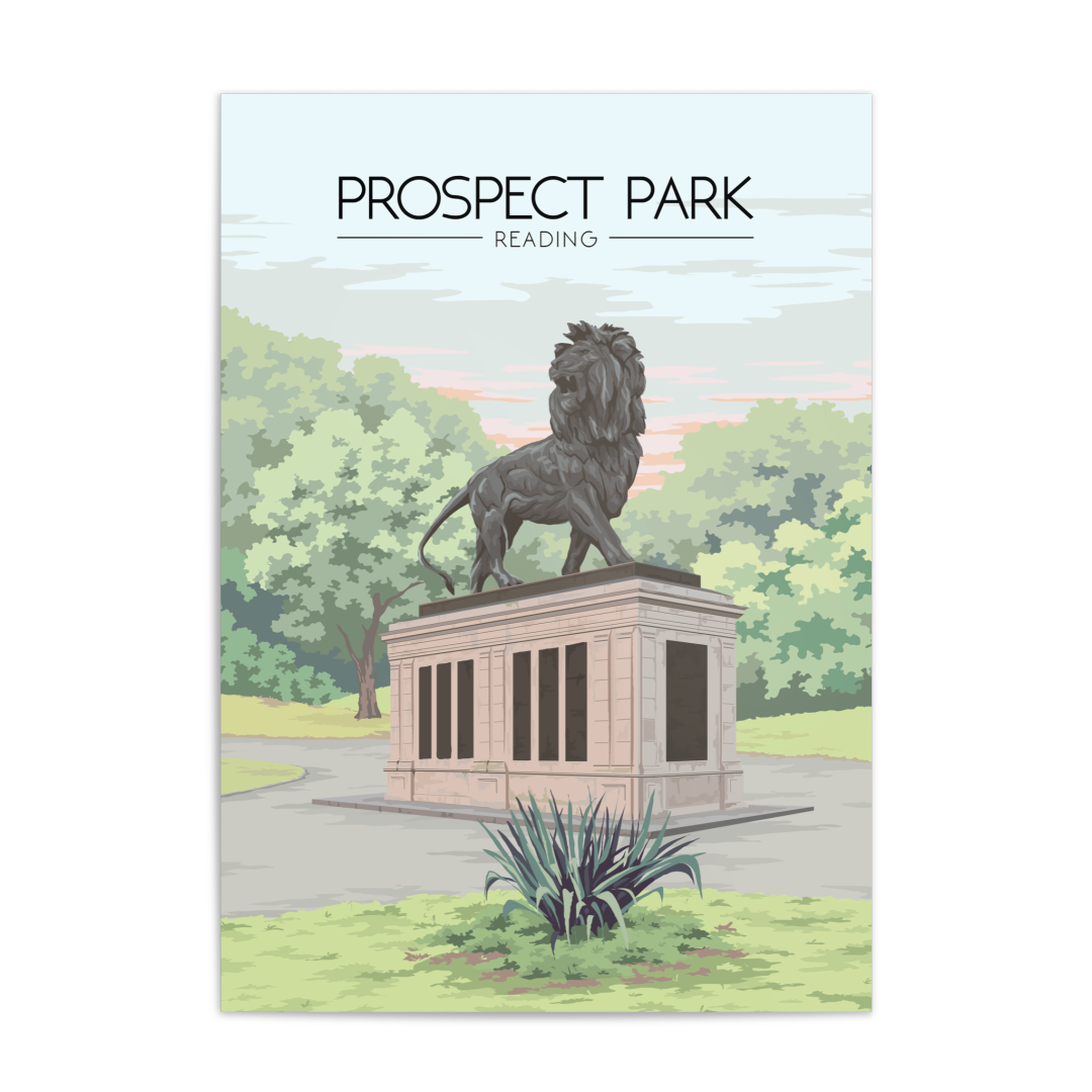 Prospect Park Reading Travel Poster
