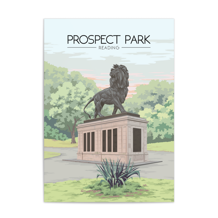 Prospect Park Reading Travel Poster