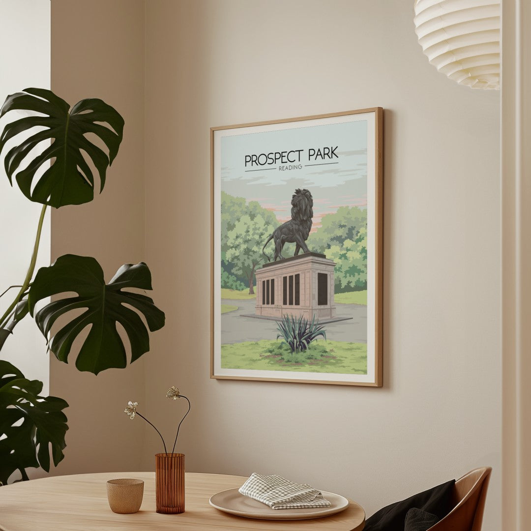 Prospect Park Reading Travel Poster