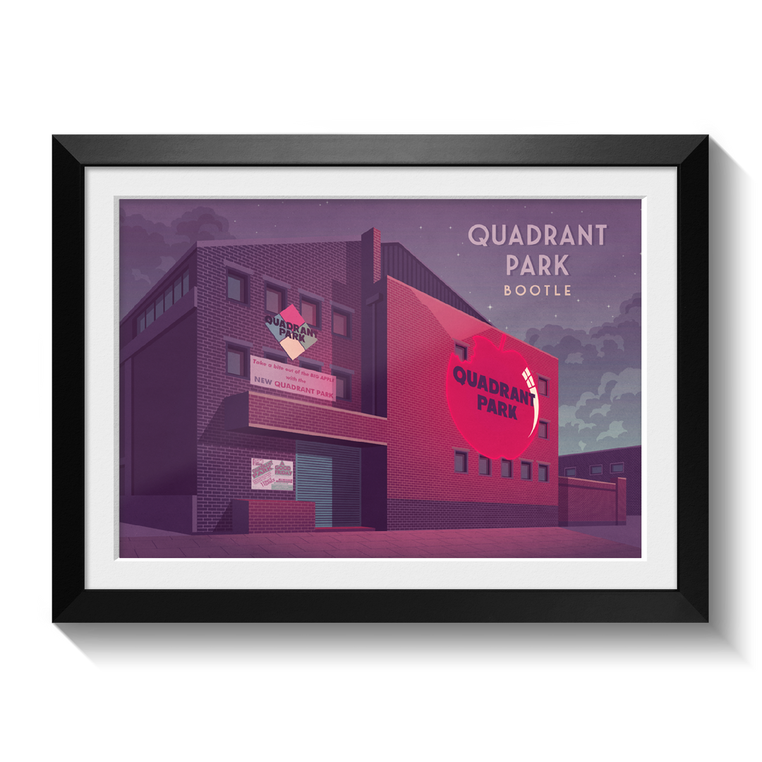 Quadrant Park Nightclub Bootle Poster