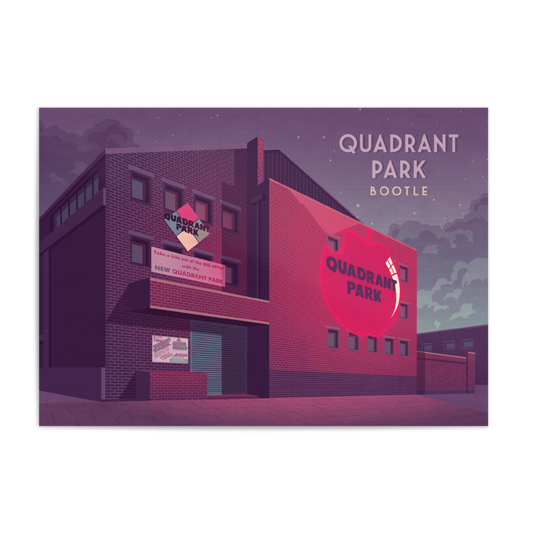 Quadrant Park Nightclub Bootle Poster