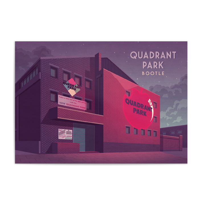 Quadrant Park Nightclub Bootle Poster