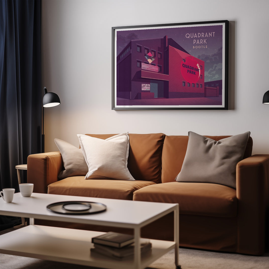 Quadrant Park Nightclub Bootle Poster