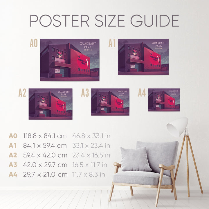 Quadrant Park Nightclub Bootle Poster