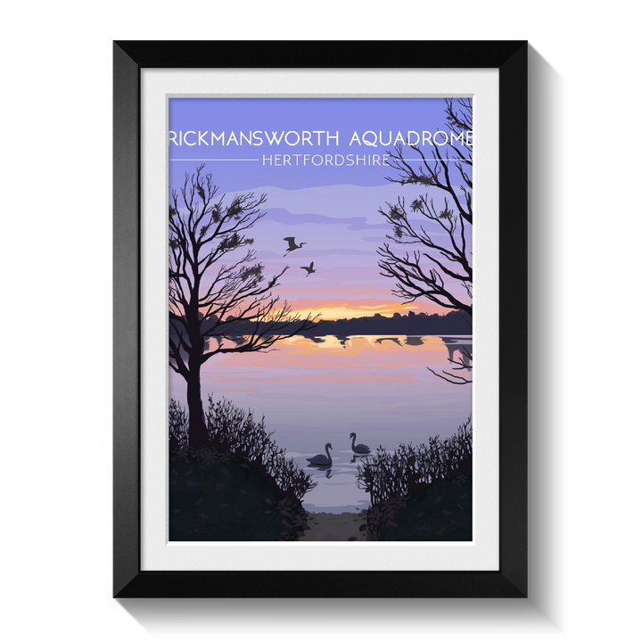 Rickmansworth Aquadrome Travel Poster