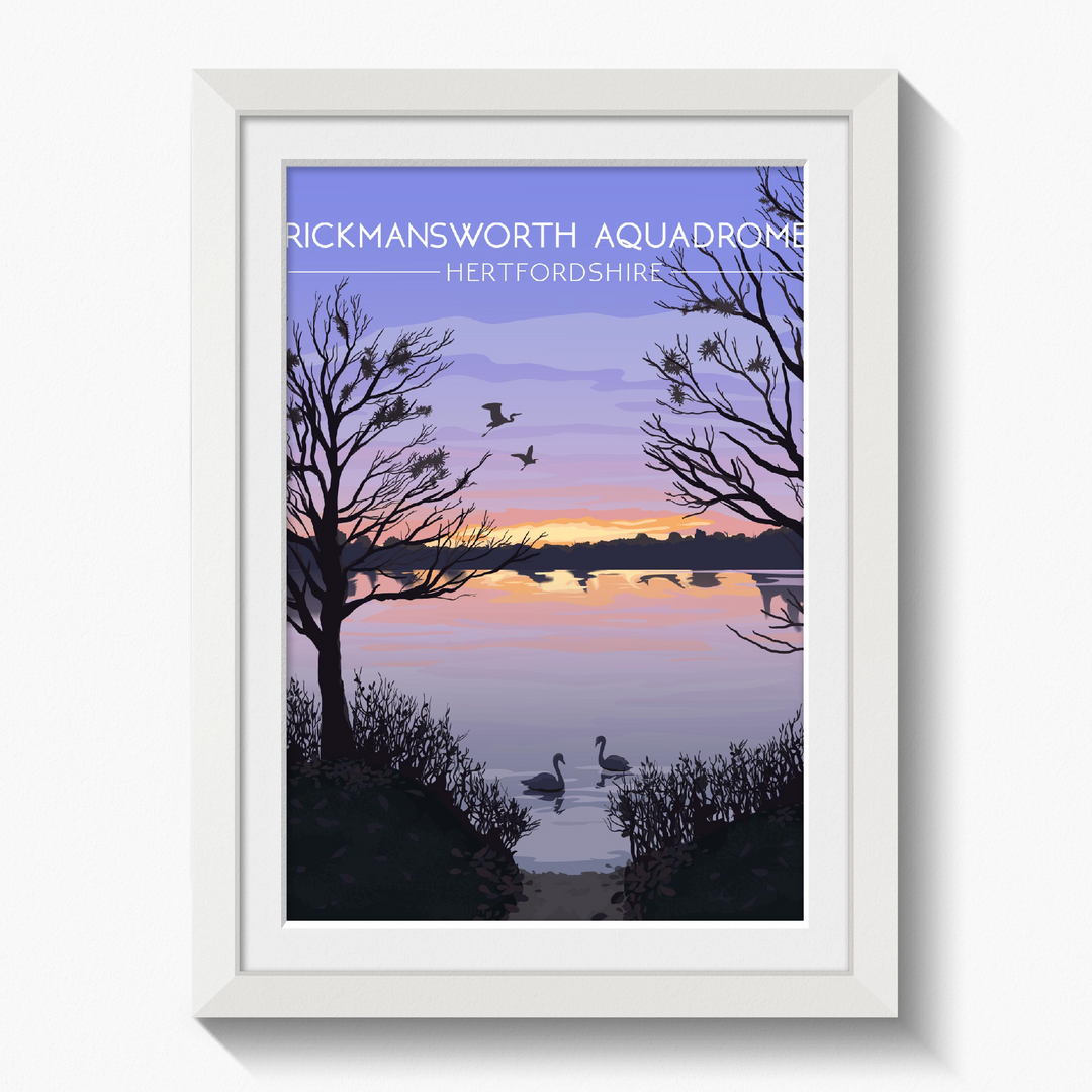 Rickmansworth Aquadrome Travel Poster