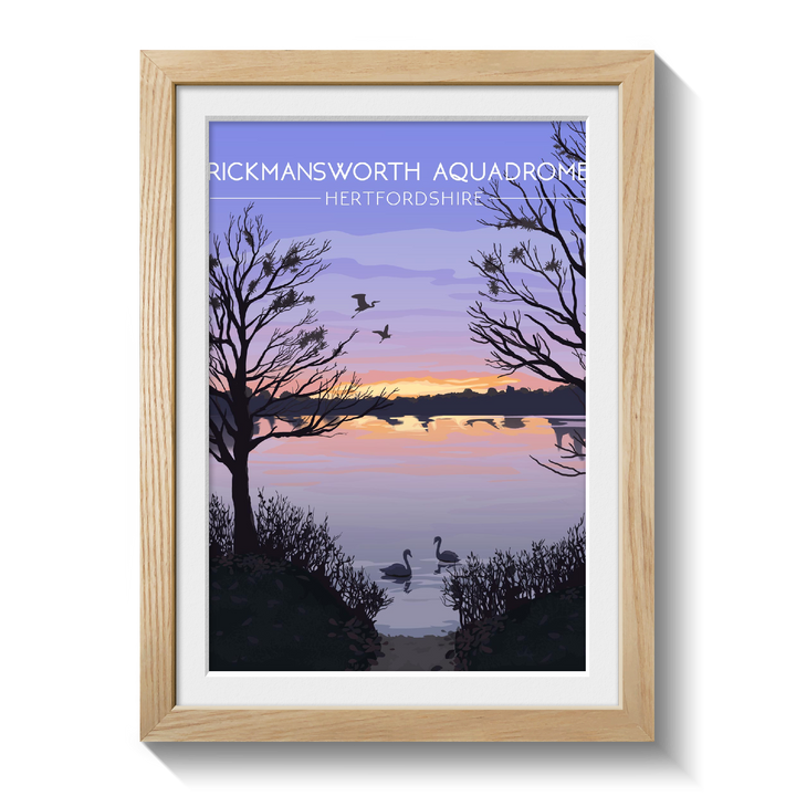 Rickmansworth Aquadrome Travel Poster