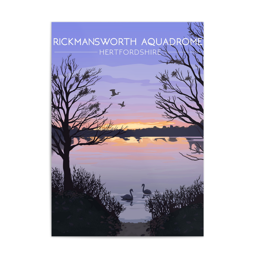 Rickmansworth Aquadrome Travel Poster
