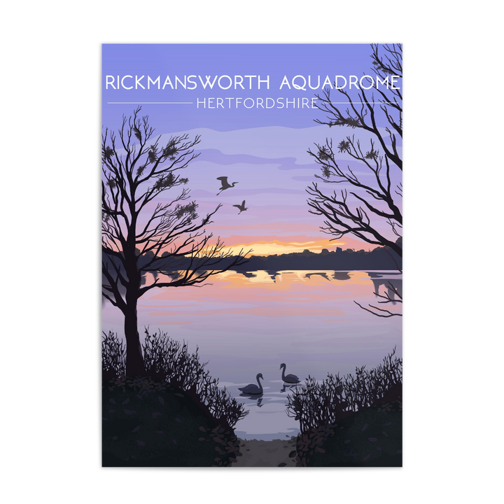 Rickmansworth Aquadrome Travel Poster