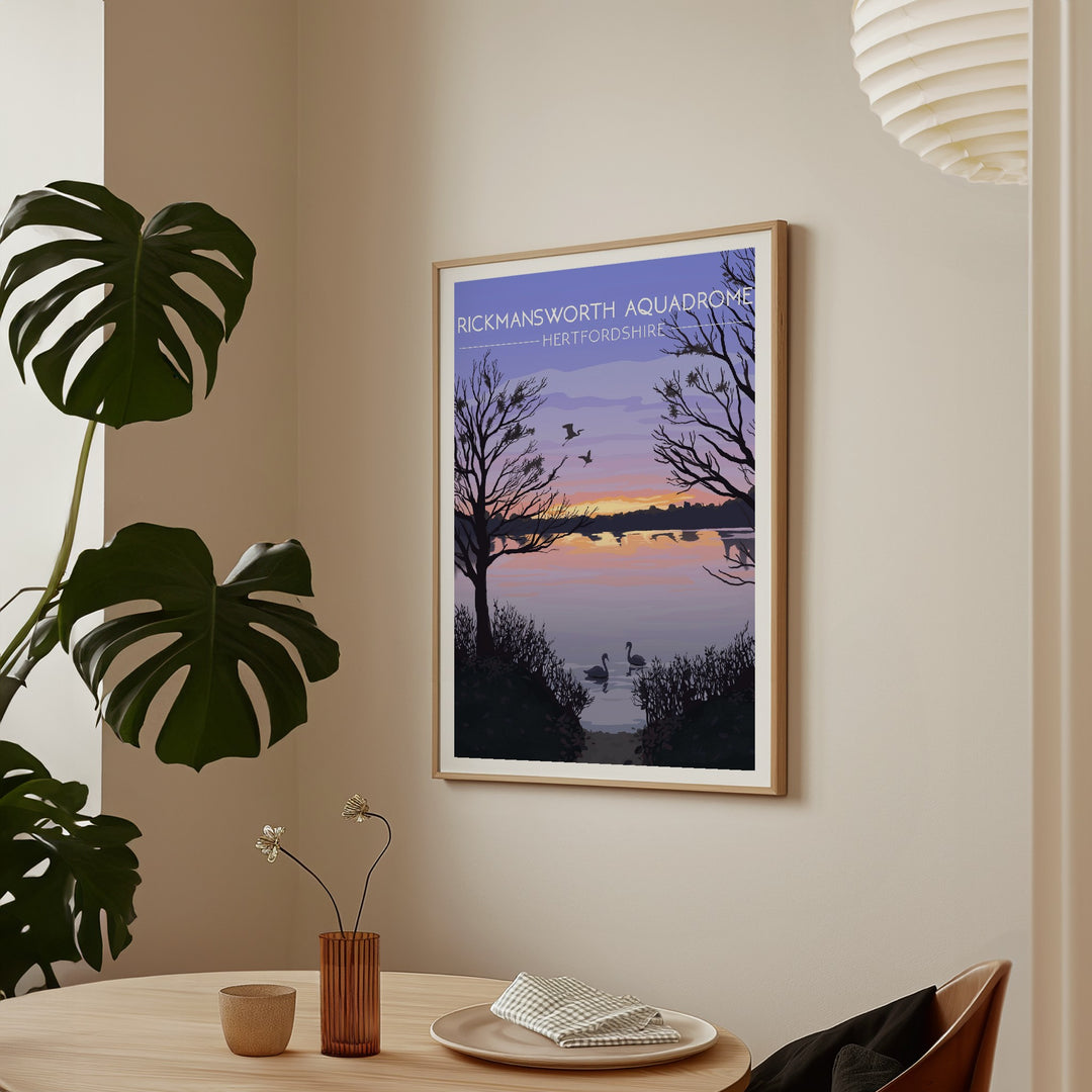 Rickmansworth Aquadrome Travel Poster