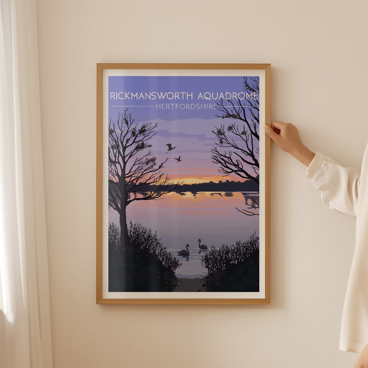 Rickmansworth Aquadrome Travel Poster
